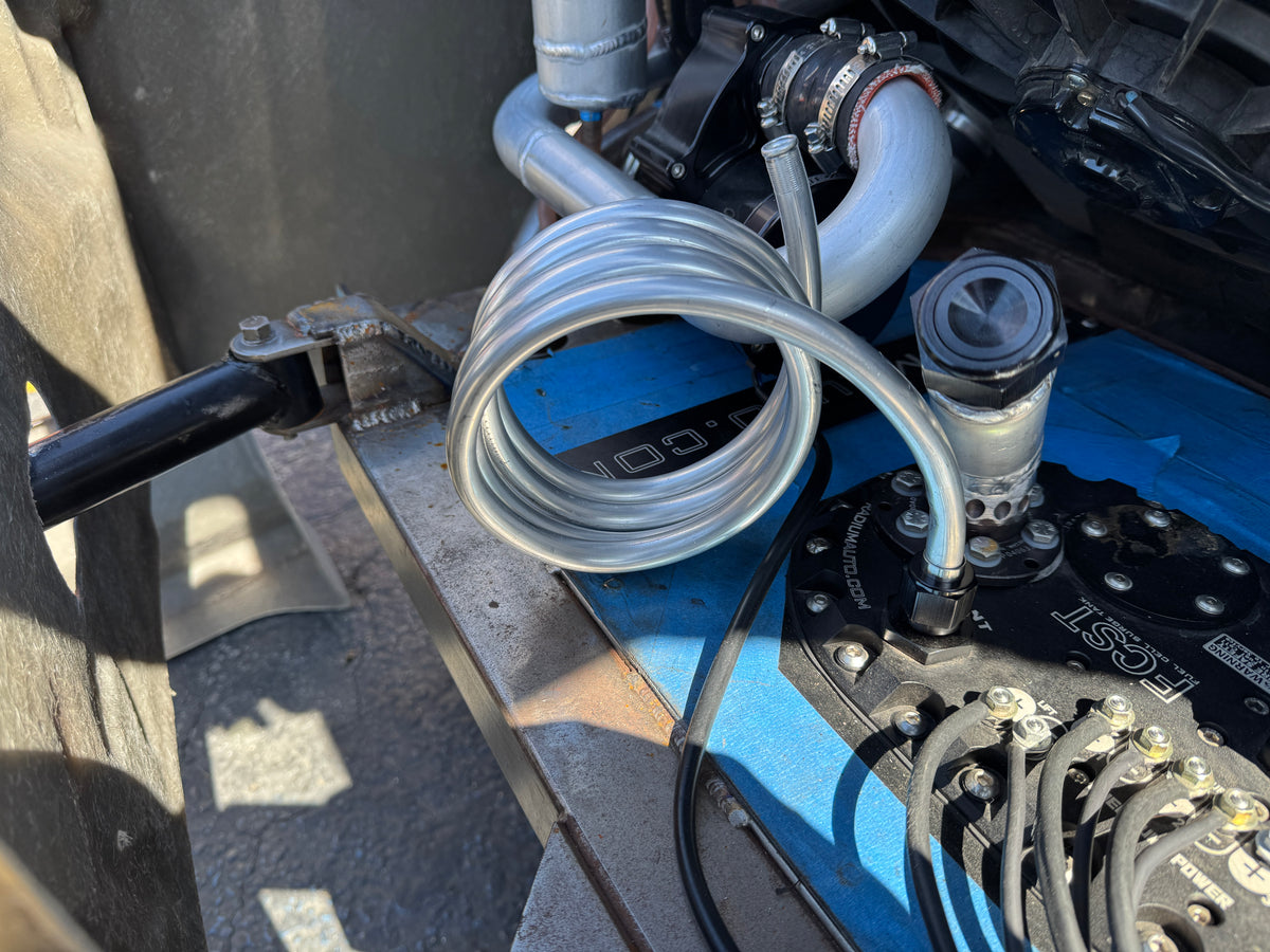 Fuel Cell Breather Tube 1/2” Aluminum