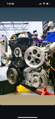 Suspicious Garage 1JZ 2JZ Alternator Relocation Kit With Underdrive Fluidampr