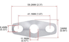 GT Turbo Drain Tube with -10AN