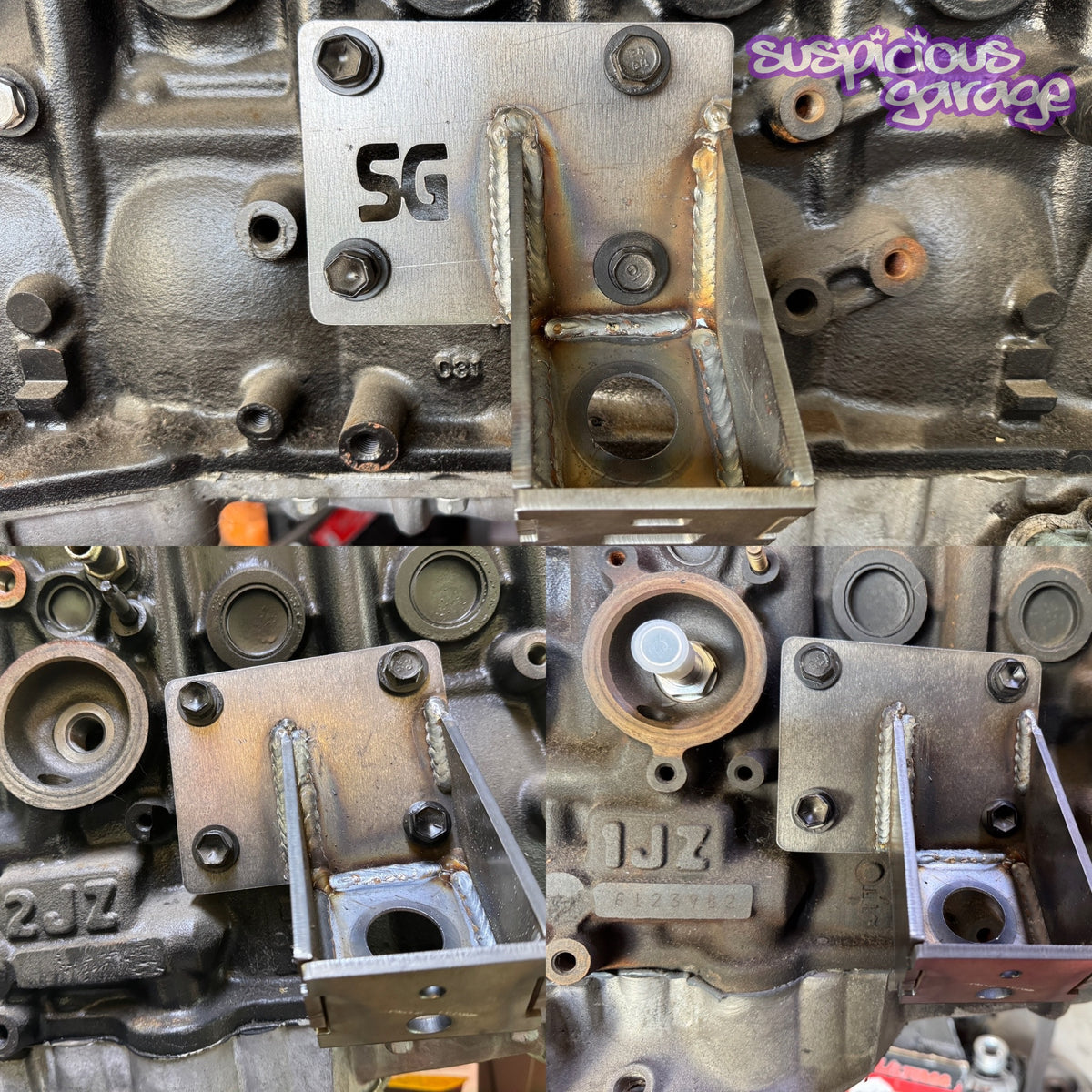 1989-2000 Nissan 240sx Suspicious Garage 1jz 2jz Swap Mounts for S13/14/15