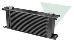 Setrab 9-series Oil Cooler, 15 row, M22 Ports