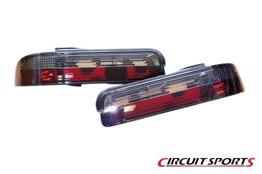 1989-1994 Circuit Sports Smoked Rear Tail Lamp Lights for Nissan S13 Coupe