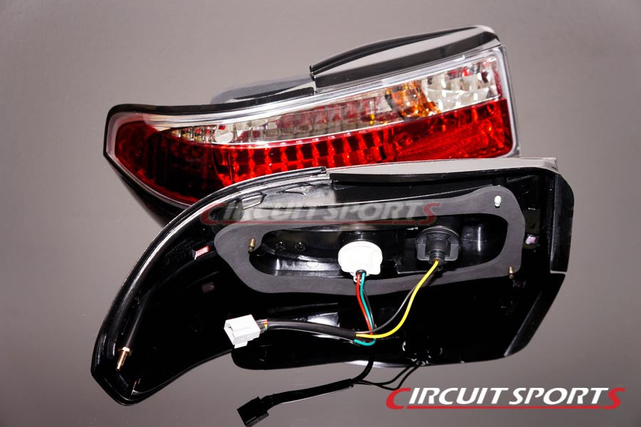 1995-1998 Circuit Sports Crystal Rear Tail Lamp Lights for S14