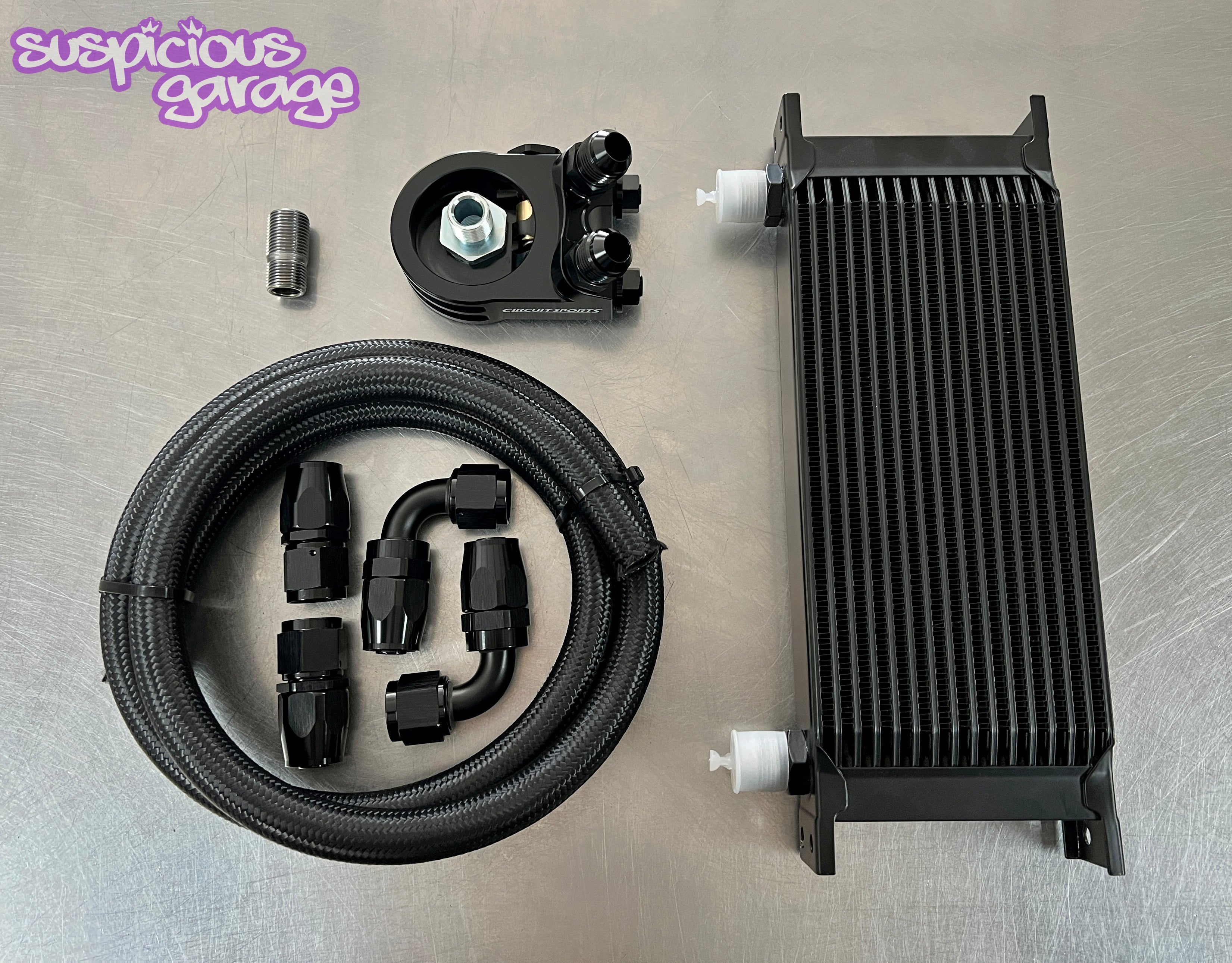 Suspicious Garage Nissan Rb25 S1 S2 Neo Thermostatic Oil Cooler Kit