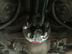 Suspicious Garage 3 in. Steel Driveshaft For Aristo Auto Trans to 4 Bolt Diff Flange