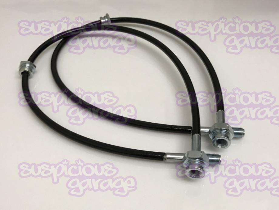 1988-1992 Toyota Cressida Suspicious Garage Steel Braided Brake Lines for MX83